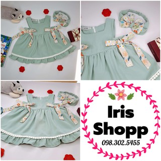 Váy bé gái ☘️ đầm sát nách Iris Shopp