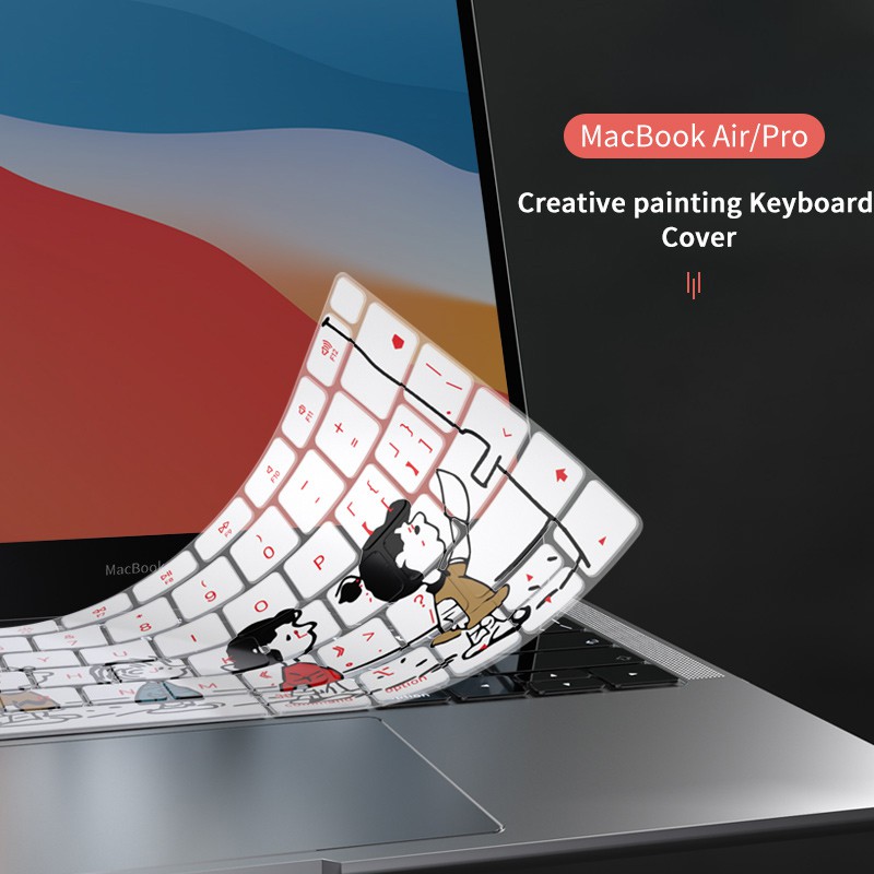 Miếng Dán Bảo Vệ Bàn Phím Chống Nước Chống Bẩn Cho Macbook Air Pro 13 15 16 Pro 13.3 Air 13.6 2022 M2 A2681 A2179 A2251 A1708