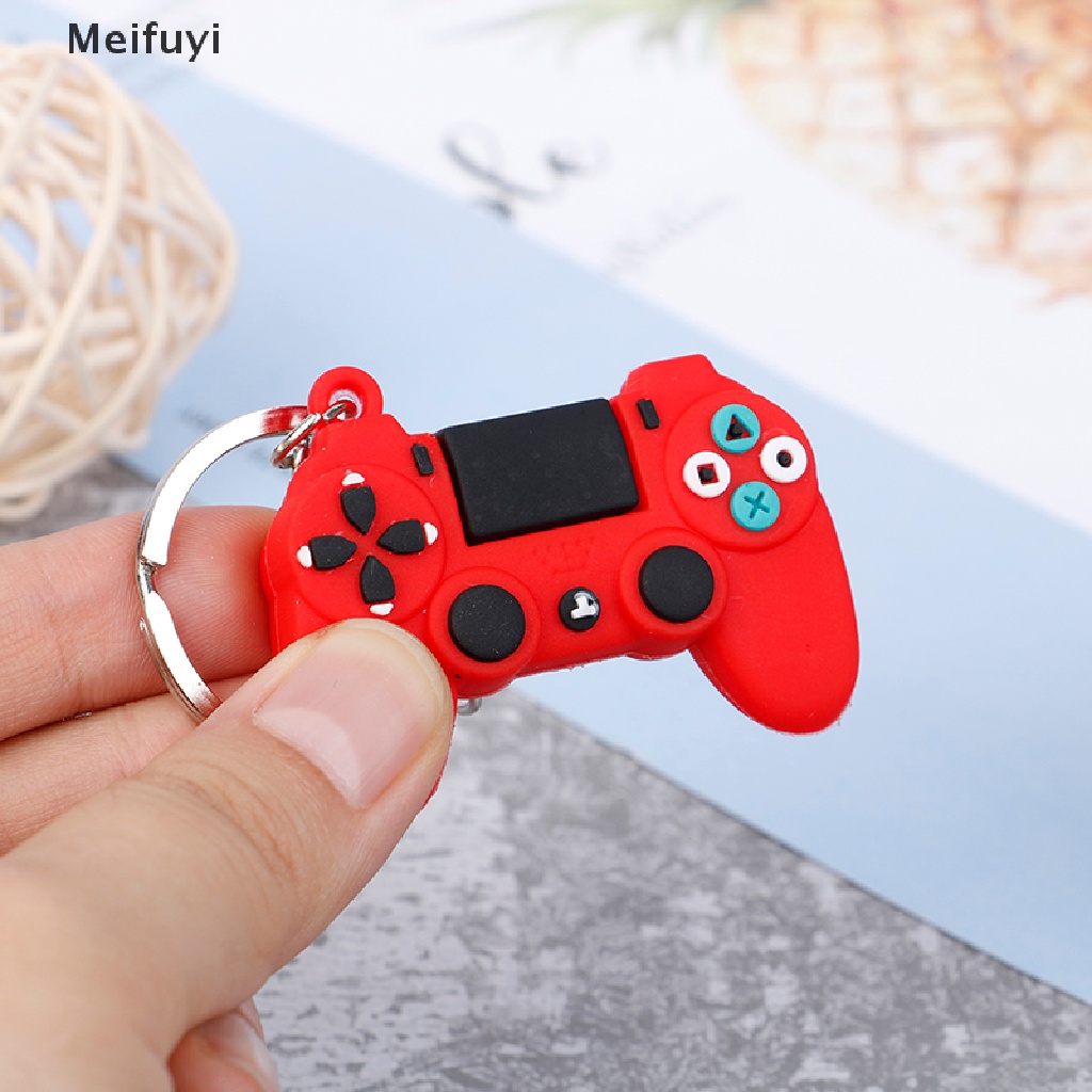 [Meifuyi] Video Game Handle Keychain Couple Joystick Machine KeyChain Keyring Trinket Gift COD