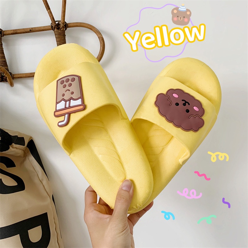 JY501-C3   -dép bánh mì đúc liền đế dày dặn chống trơn