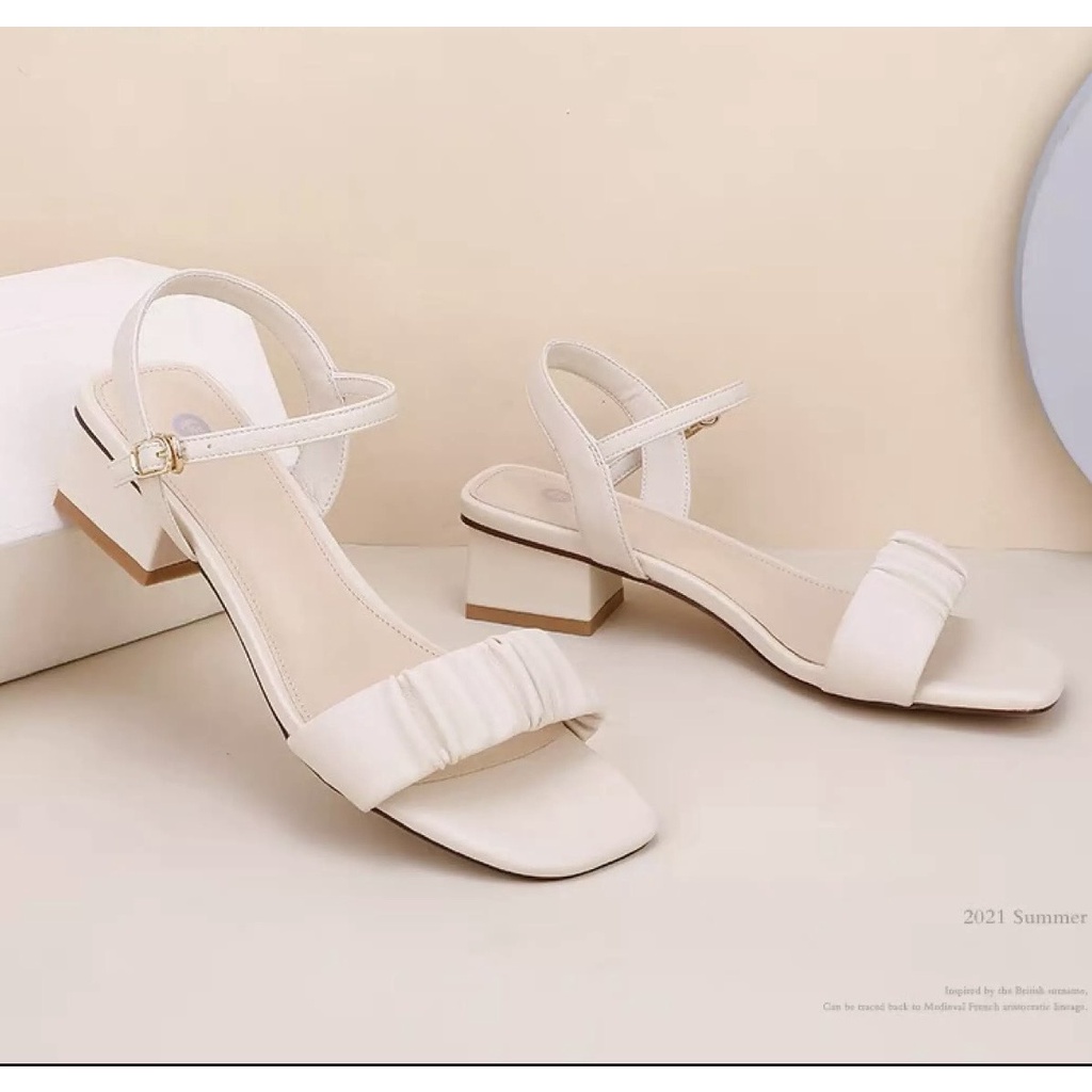 Sandal nữ, dép quai ngang nữ đi học, đi chơi thời trang DS04, đế TPR chống trơn truợt