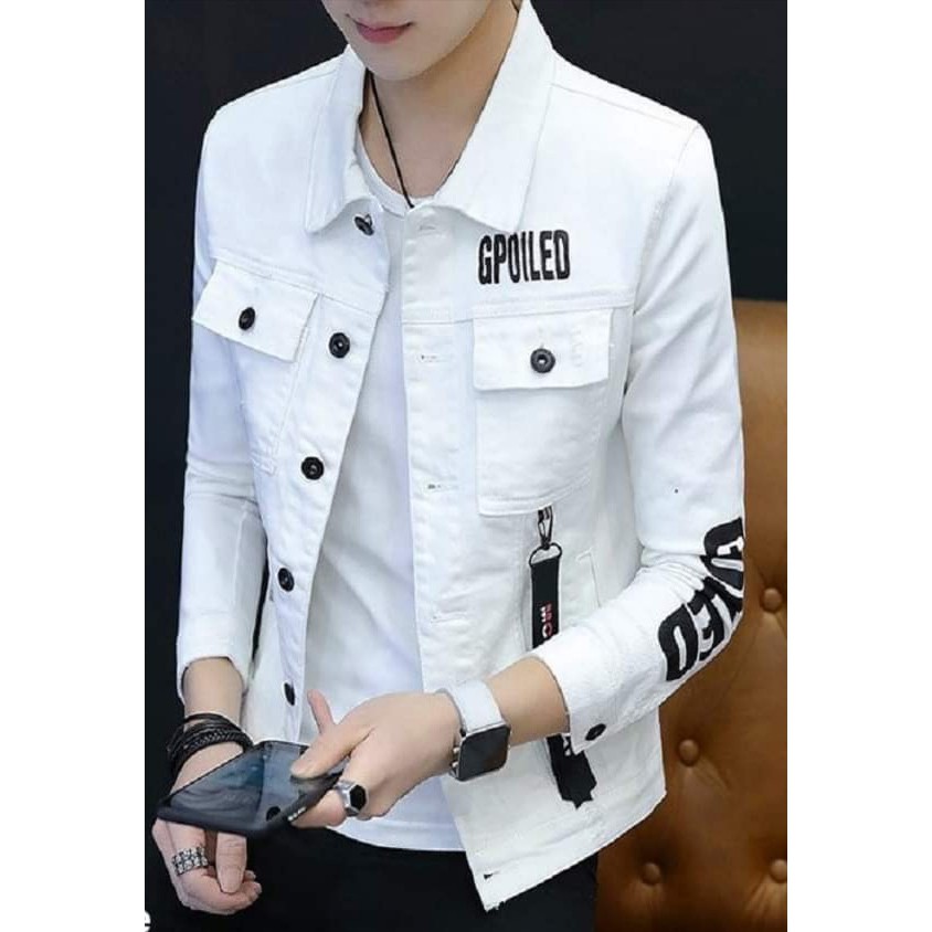 💥💥💥Áo Khoác Kaki Nam Nữ Unisex Thêu Chữ Cánh Tay Cực Đẹp💥💥💥