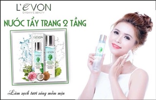 NƯỚC TẨY TRANG 2 TẦNG LEVON MOCHA(sale 50%)