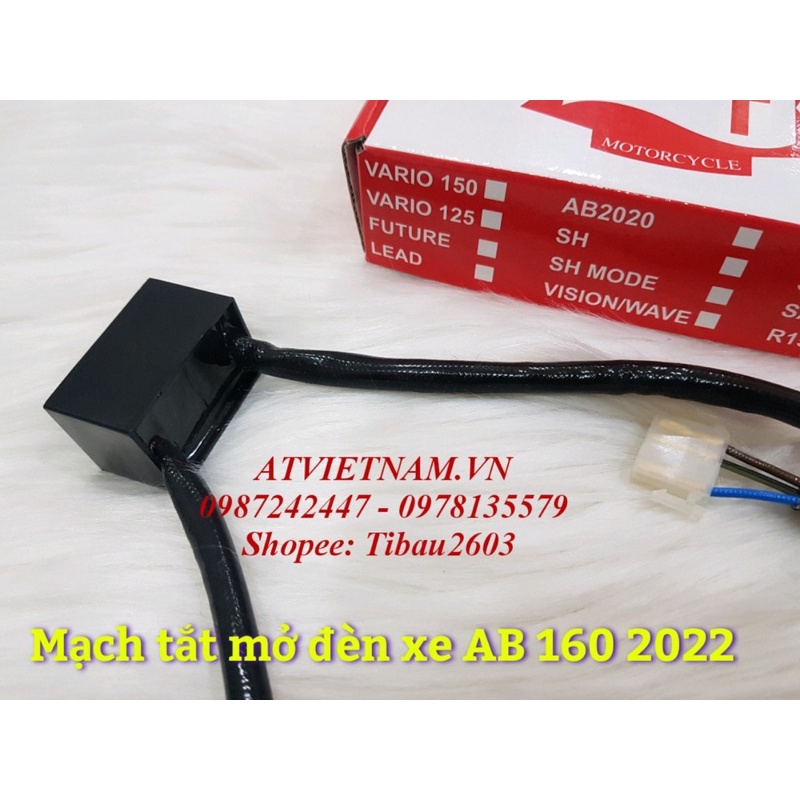 Mạch tắt mở đèn chính xe AB 160 đời 2022
