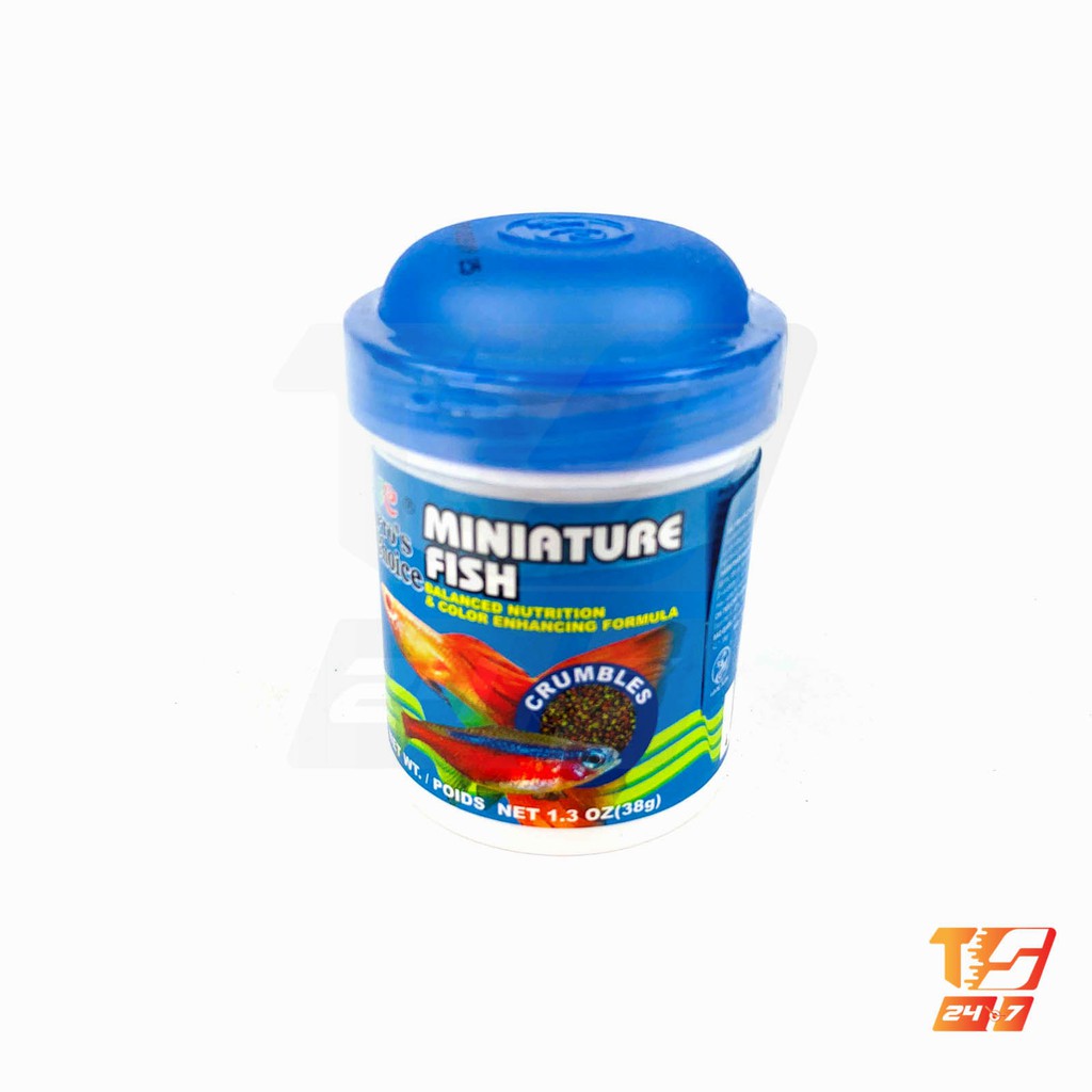 Thức Ăn Cá Thủy Sinh Miniature Fish 38g - Cám Cá Cảnh Loại Tốt Pro's Choice