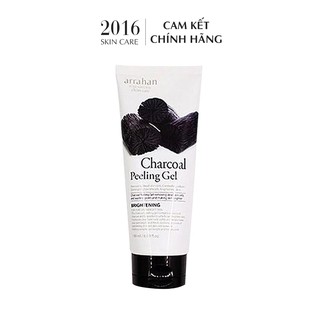 Tẩy da chết Arrahan Charcoal Peeling Gel 180ml chính hãng, chiết xuất từ than hoạt tính - 2016 Skincare