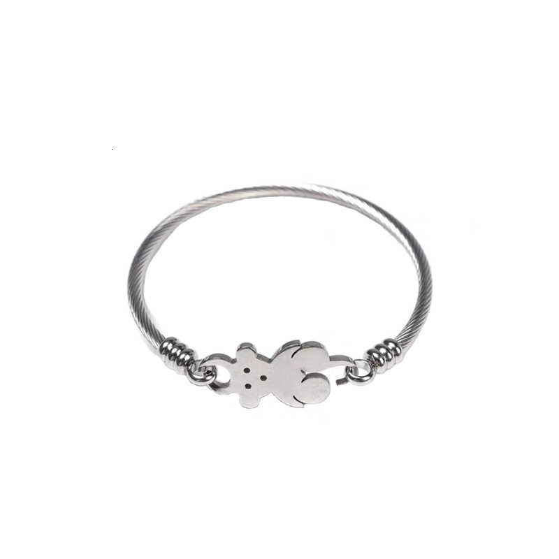 Vòng Tay Hợp Kim Hình Gấu Xinh Xắn