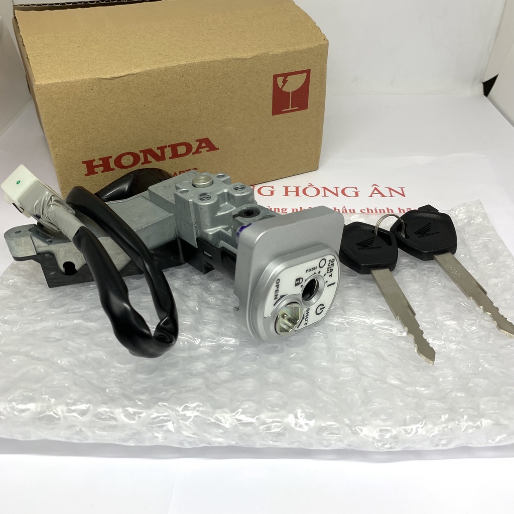 Bộ khóa máy (Ổ khóa máy) Wave 125i, Future Led 2019 nhập khẩu chính hãng Honda Thailand - PT HỒNG ÂN