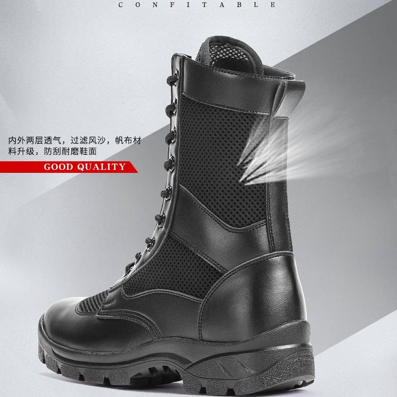 ✩Giày Boot LÍNH MỸ Cao Cổ Phong Cách Quân Đội⚘