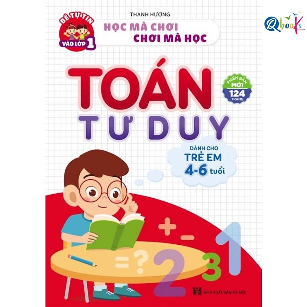 Combo sách Toán Tư Duy và Bộ thẻ Bé Học Toán - Dành cho trẻ em từ 4 - 6 tuổi