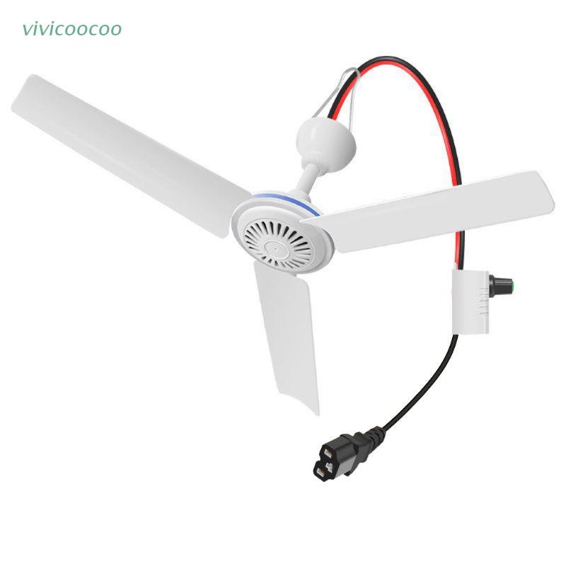 Quạt Làm Mát Gắn Trần Xe Đạp C13 12V-85V 19.6" 6W Có Thể Điều Chỉnh Tốc Độ Tiện Dụng
