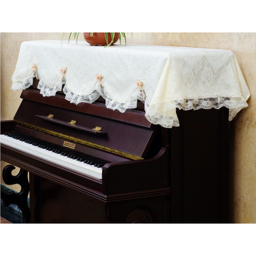 Khăn phủ đàn piano cơ, khăn phủ đàn piano điện tử 88 phím sang trọng chống bụi, chống xước