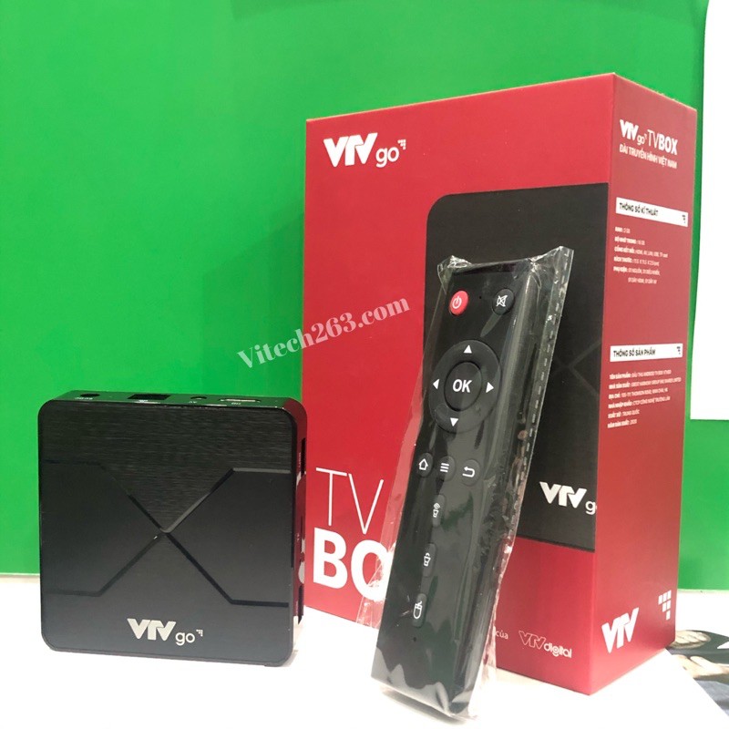 Androi tivi box VTVGO V2 Ram 2G  - Hàng chính hãng - bảo hành dài lâu - Phiên bản kỷ niệm 50 năm VTV