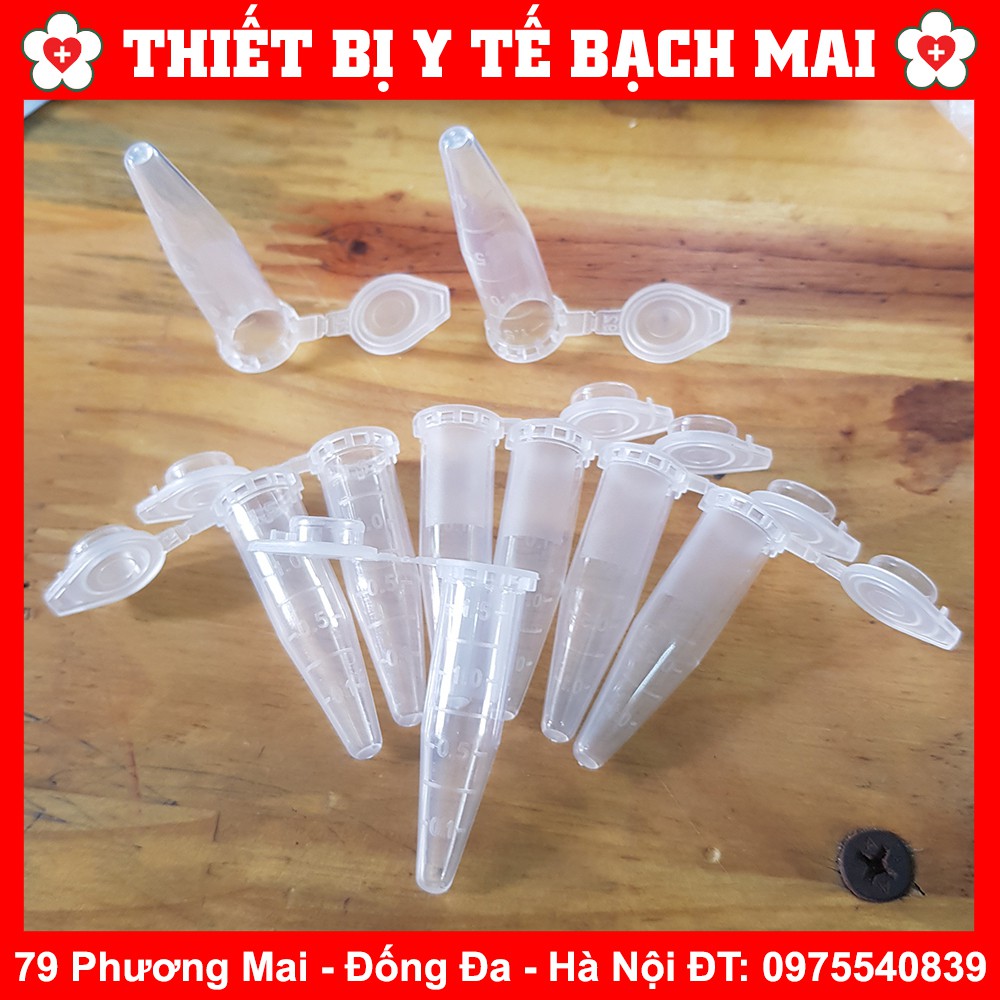 Ống Lưu Mẫu Huyết Thanh Nắp Bật  1,5ml - Ống Ly Tâm EPPEDORF [Túi 30 cái]