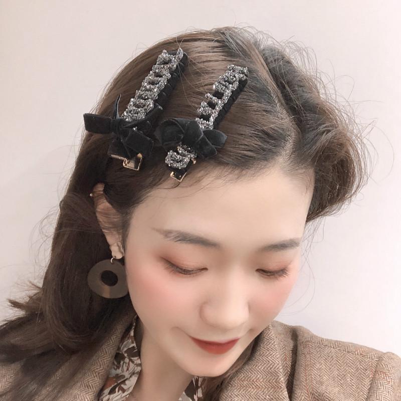 Băng Đô Vải Nhung Đính Nơ Xinh Xắn Cho Nữ