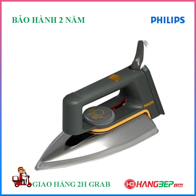 Bàn ủi khô Philips HD1172 - gọn nhẹ, tiện du lịch - Bảo hành chính hãng 24 tháng