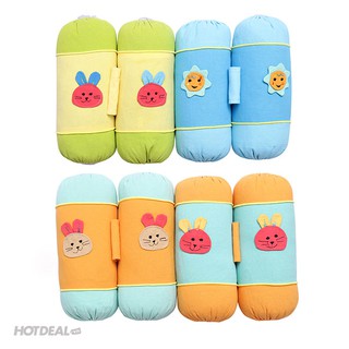 [TẶNG VÒNG DÂU TẰM] Combo 02 Gối Ôm Vỏ Đậu Xanh Cho Bé - Thấm Hút mồ hôi(xanh cớm)