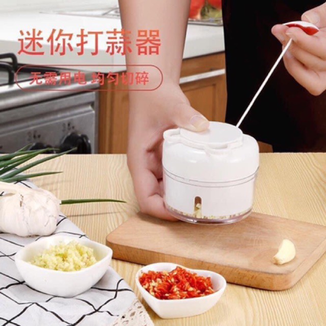 [Mã LIFE10K15 giảm 10K đơn 20K] Máy xay tỏi ớt cầm tay Mini Food Chopper - Yoko