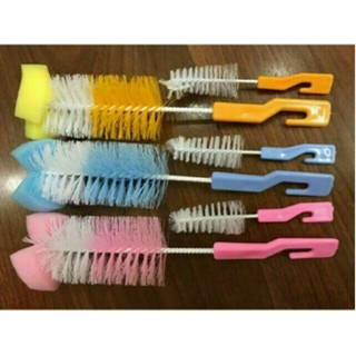 🏰 HCM 🏰 Bộ cọ súc bình sữa ( 1 bộ gồm 1 cọ súc , 1 cọ rửa núm )