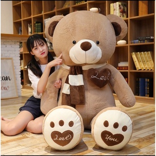 Gấu bông Teddy cao cấp siêu to, kích thước 1m2 1m4 1m6 và 1m8, chất liệu lông tuyết mềm mịn.