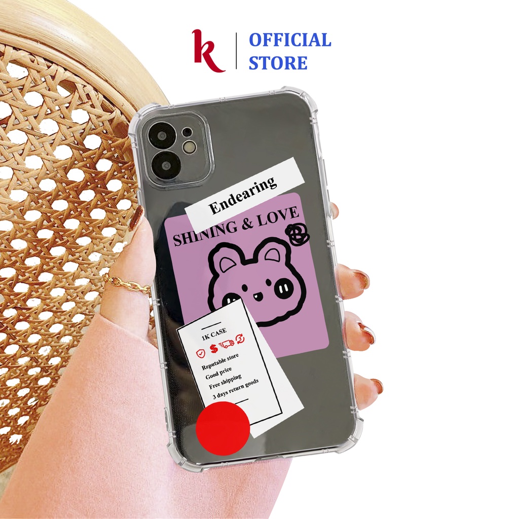 Ốp lưng iphone Smile Case viền vuông trong suốt case 14plus 14 pro max 13 12 promax 11 mini 6 6s 7 8 plus x xr xs Se