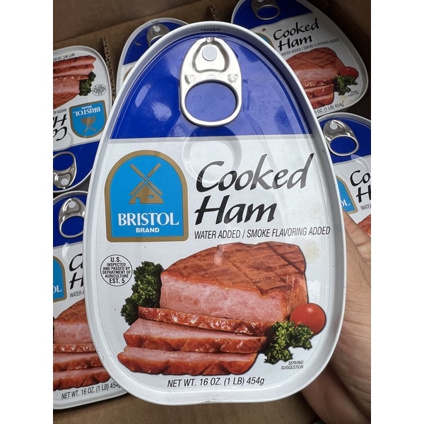 [Mã GROSALE2703 giảm 8% đơn 250K] Thịt hộp Cooked Ham (454g )– USA ( date 2025)