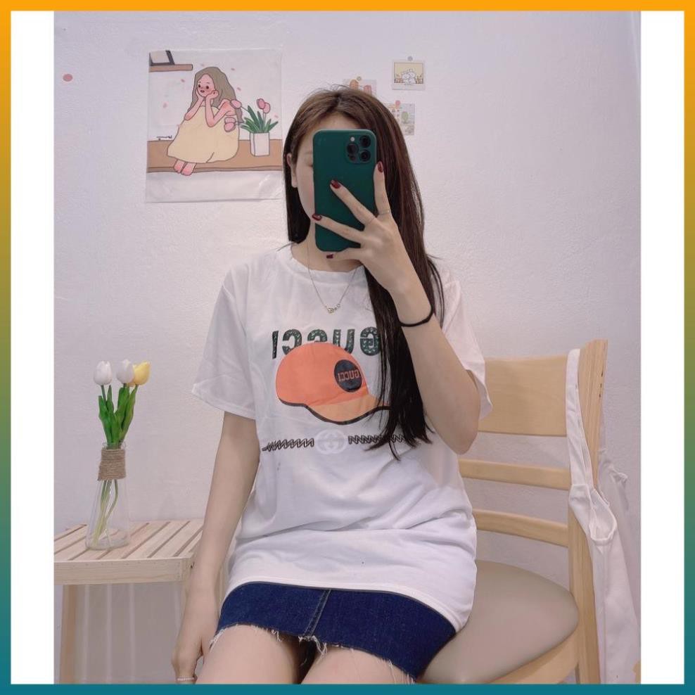 [FREE SHIP] Áo Phông Nữ, Áo Thun Nữ Hình Mũ, Hình Gấu Siêu Xinh Freesize  100% Cotton Hàng Qc Full Túi Zip | BigBuy360 - bigbuy360.vn