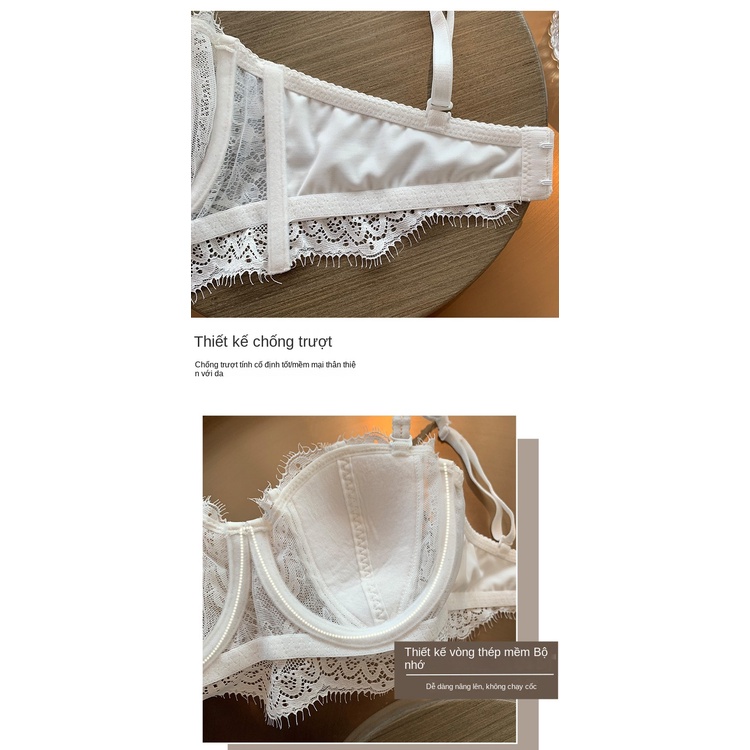 Hàng Cao Cấp Áo Ngực Ren Siêu Mỏng Không Dây Chống Trượt Thời Trang Mùa Hè Dành Sexy Lace Bra Đồ Lót Áo Lót Ren Bralette Nữ