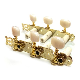 Bộ 2 bên khóa đàn guitar Classic màu vàng (đầy đủ ốc vít) giá rẻ