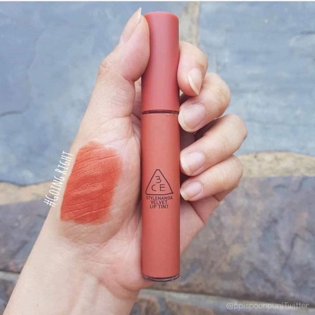 Son kem lì 3ce Velvet Lip Tint màu Going Right
