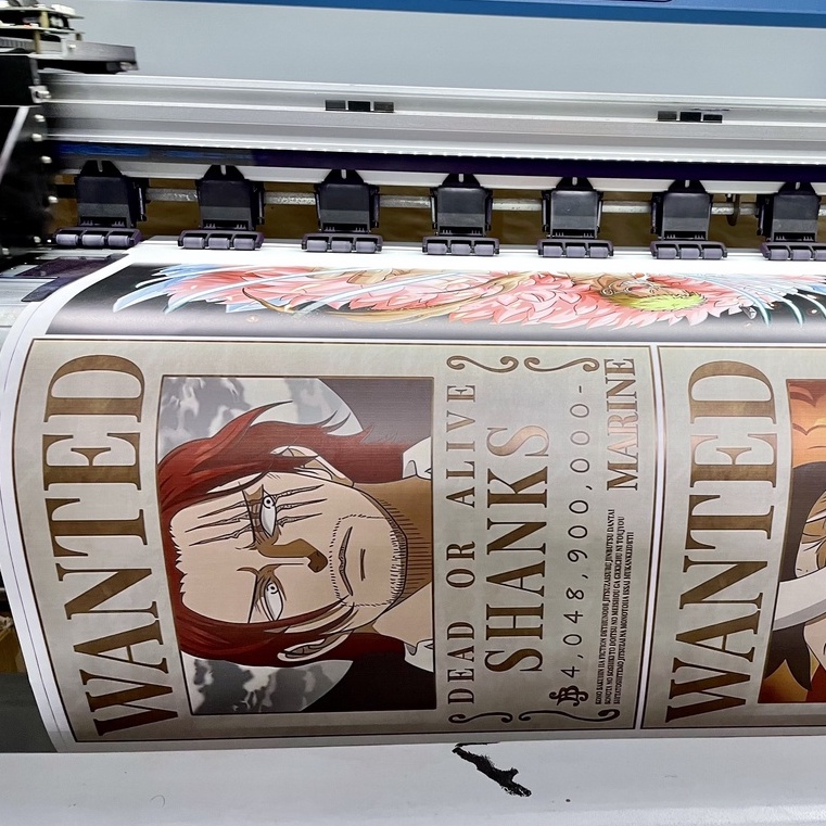 Tranh dán tường one piece, bộ 5 tranh ghép dán tường