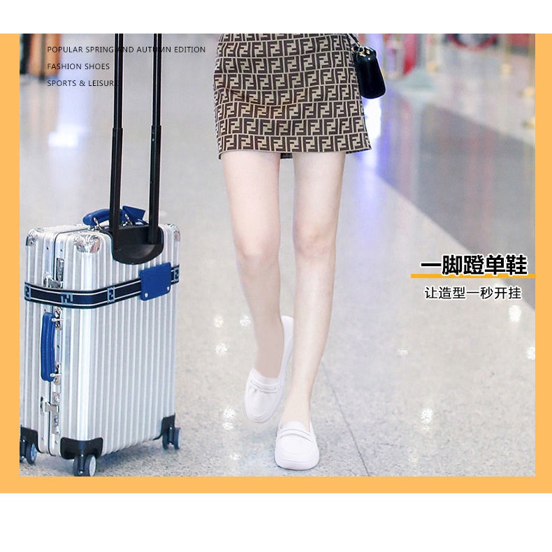 Giày Thể Thao Trắng Đế Mềm Thời Trang Mùa Xuân Cho Nữ