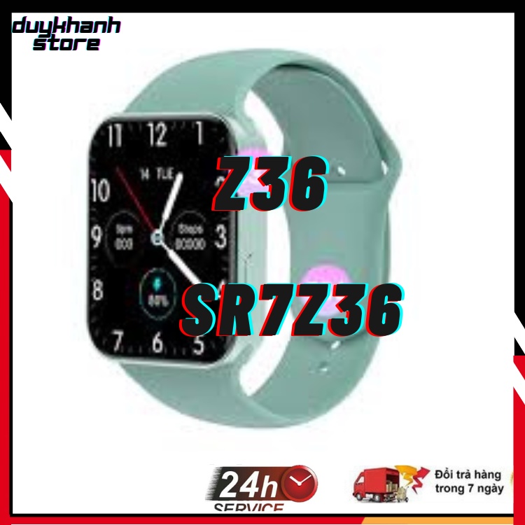 Đồng Hồ Thông Minh SR7 Z36,Màn Hình Tràn Viền Theo Dõi Sức Khỏe,Nghe Gọi,Nhận Thông Báo,Kháng Nước IP67,Thay Hình Nền BH