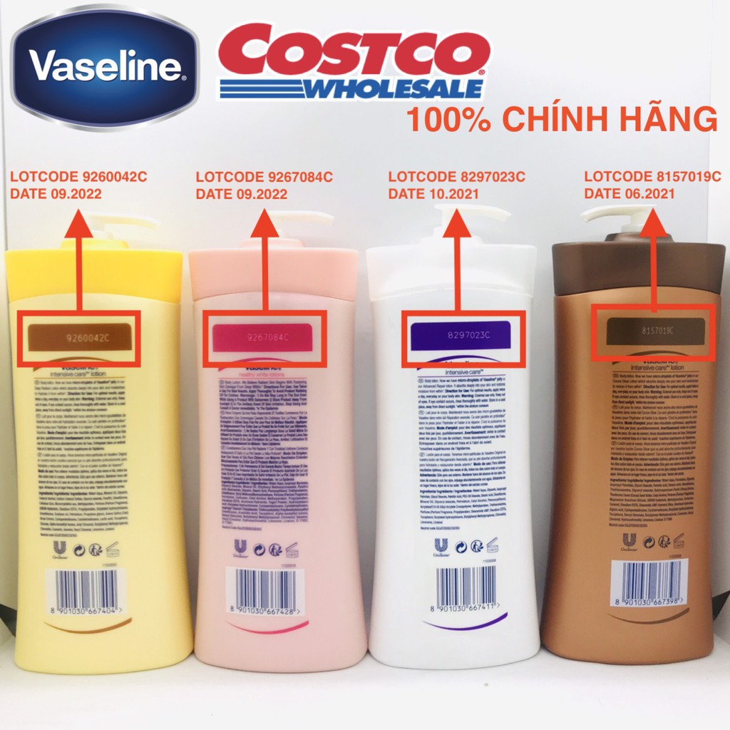 {Cam Kết Chính Hãng} Sữa Dưỡng Thể Vaseline Nội Địa Mỹ - MẪU MỚI - 725ml - 24.51 oz (Chuẩn USA)