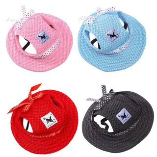 Nón lưỡi trai có lỗ đặt tai xinh xắn cho thú cưng
