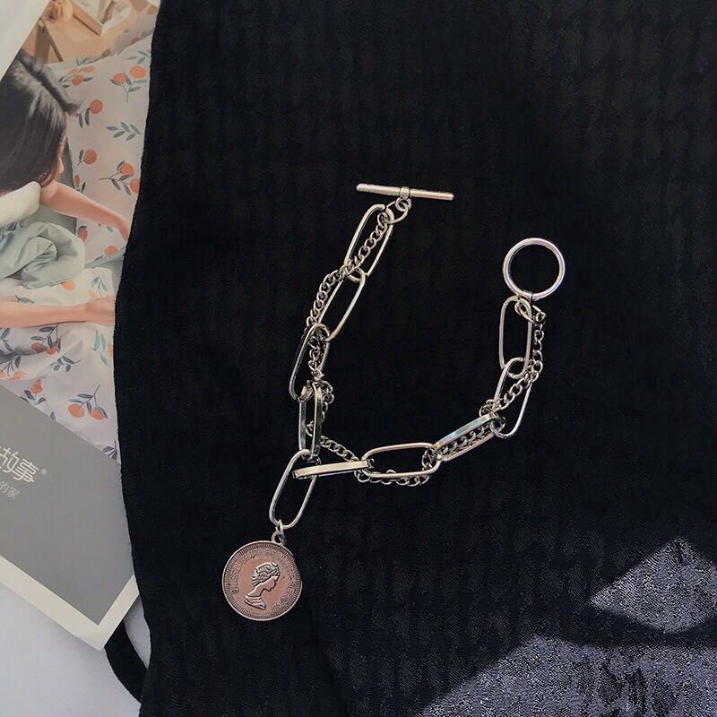 Vòng Tay HợP Kim ĐíNh ĐồNg Xu 23442 Đơn GiảN