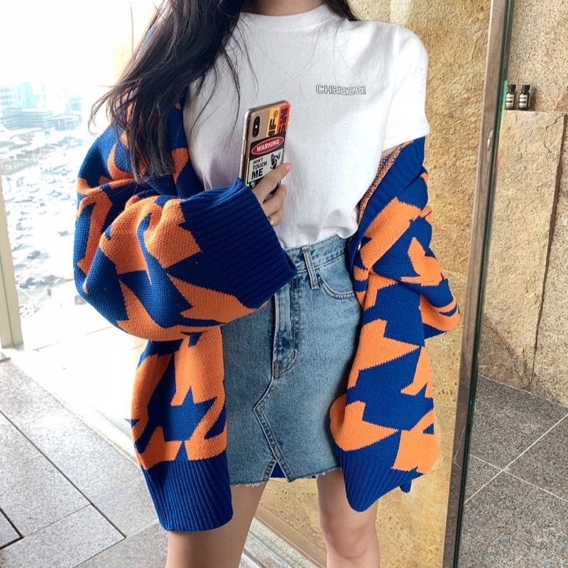 ÁO KHOÁC CADIGAN HOẠ TIẾT ZICZAC DÁNG VỪA DÀNH CHO MÙA THU ĐÔNG