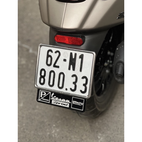 ĐẾ BIỂN SỐ VESPA NHÔM CNC
