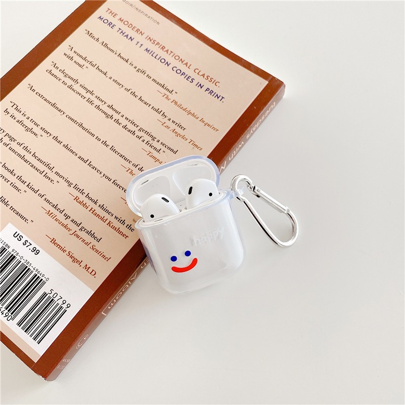 Tay áo tai nghe AirPods Pro AirPods 1 AirPods 2 Hộp đựng tai nghe mặt cười đơn giản | BigBuy360 - bigbuy360.vn