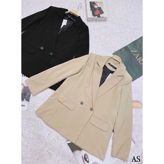 Áo blazer 2 lớp 2 khuy