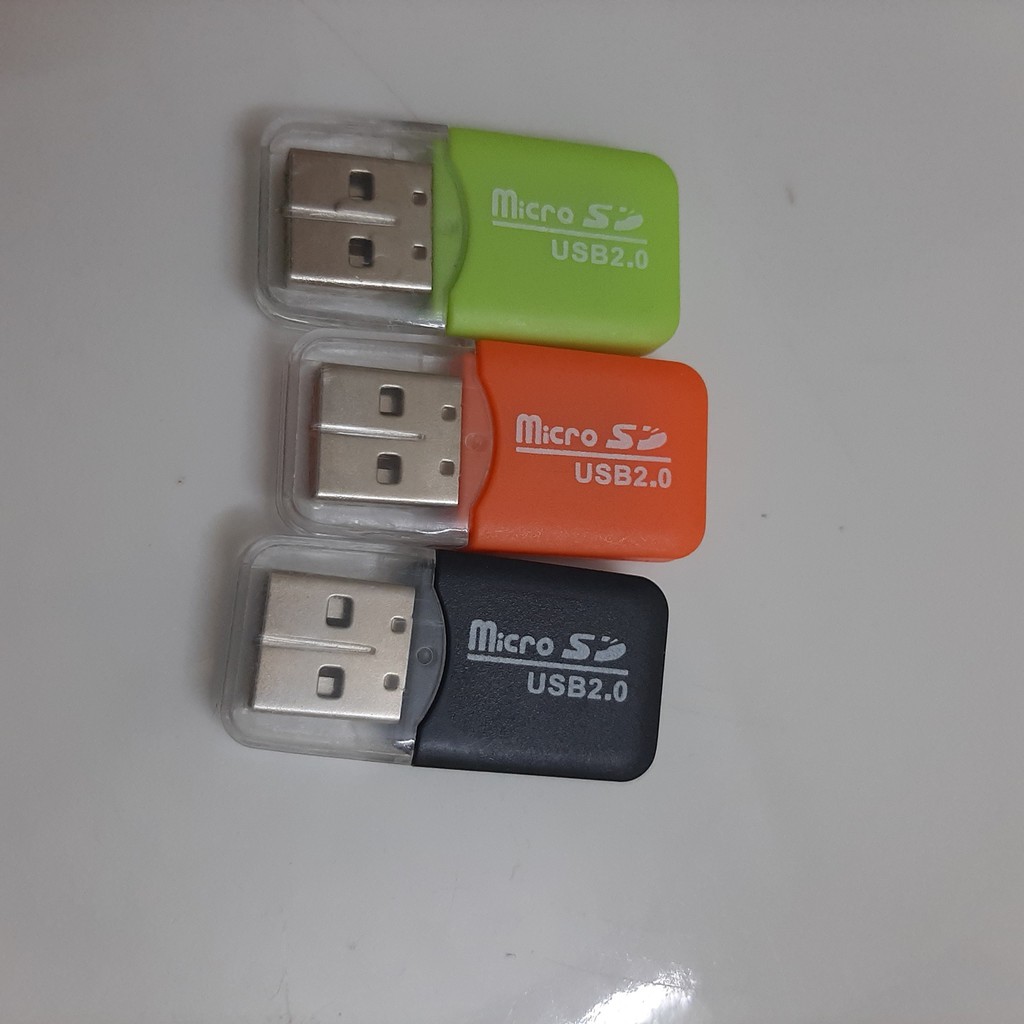 Đầu đọc thẻ nhớ cổng USB 2.0 Microsd   Tf chất lượng cao