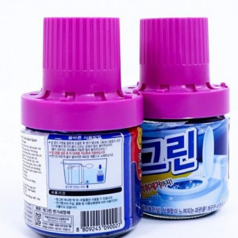 Cốc thả bồn cầu khử mùi Hàn Quốc hương hoa 450ml