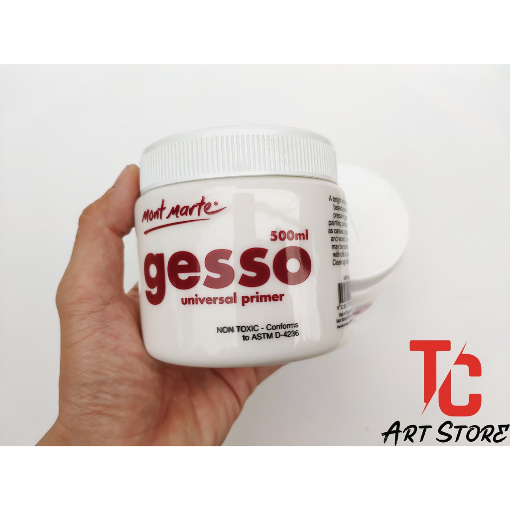 Sơn Lót Gesso Mont Marte - ĐEN, TRẮNG