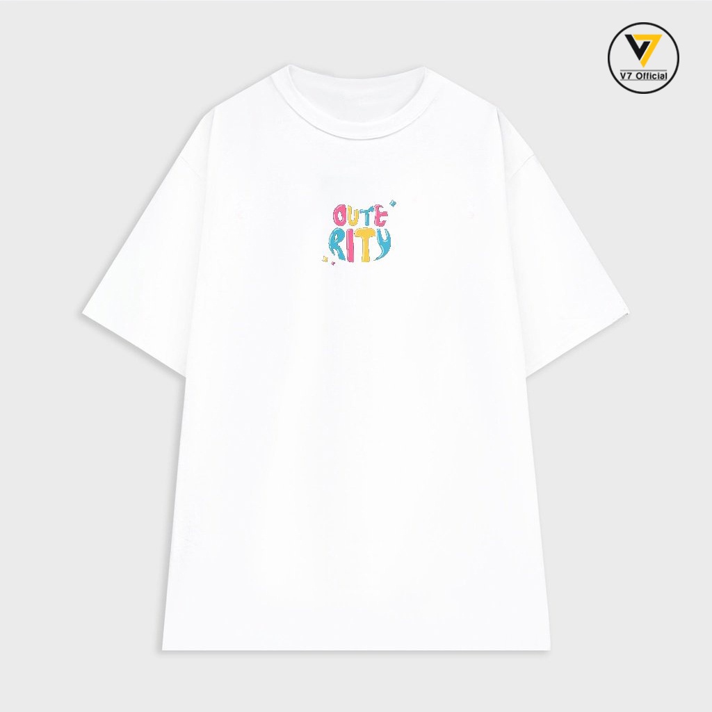 Áo thun chữ màu sắc -OUTERRITY-V7 official- (V67)