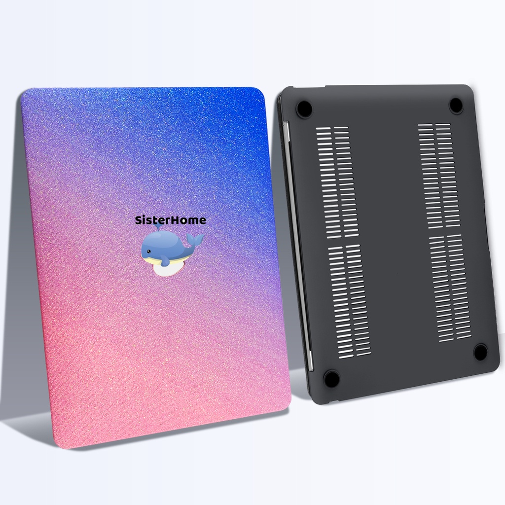 Ốp Nhựa Cứng Lấp Lánh Có Bàn Phím Cho Macbook M1 Air Pro 13 14 Inch 2021 2020 M1 Chip A2442 A2337 A2338 A2179 A1932 A2251 A1706 A1708