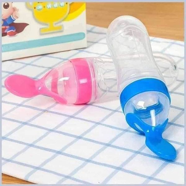 Bình Thìa Ăn Dặm Silicone Siêu Mềm