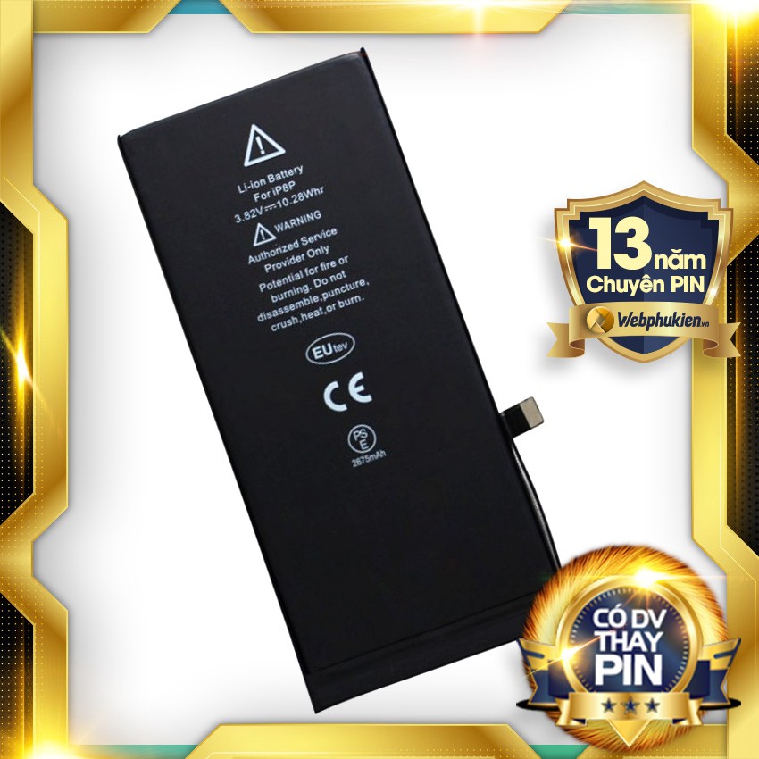 [HÀNG CHUẨN] Pin cao cấp cho iPhone 8 Plus - dung lượng 2675 mAh