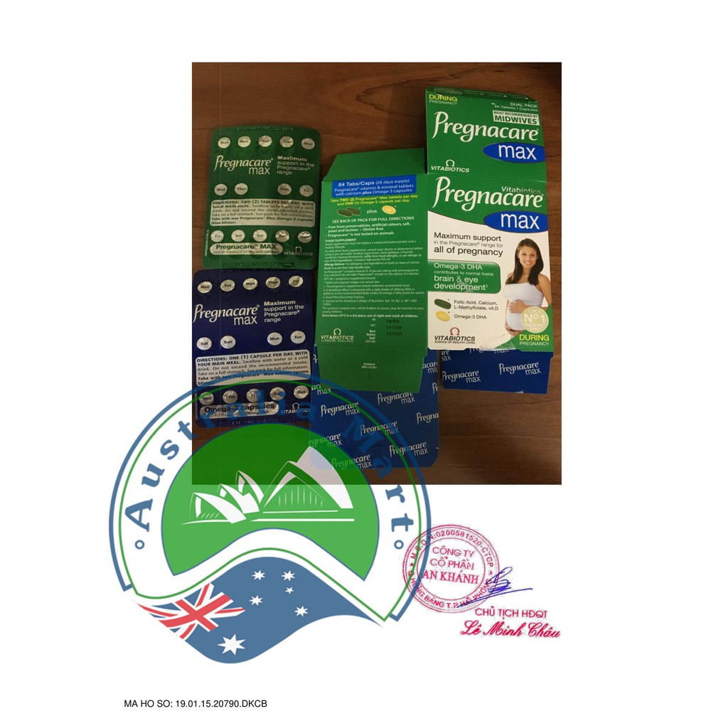 Vitamin tổng hợp cho mẹ bầu Pregnacare Max 84 viên