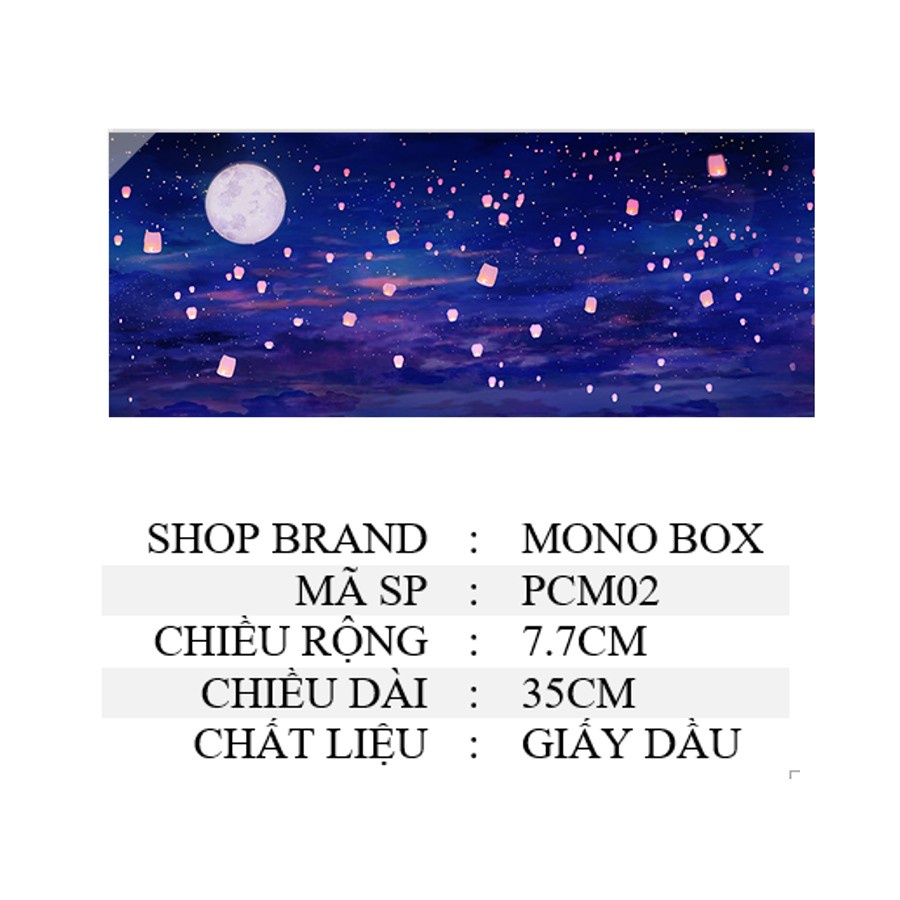 Washi tape phong cảnh đẹp cổ trang chiết trang trí sổ MONO BOX PCM02