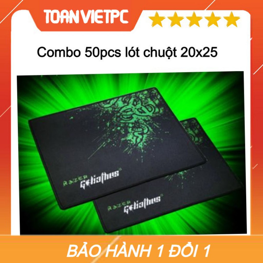 Combo 50 Pad Bàn Di Lót Chuột Không Khâu Viền